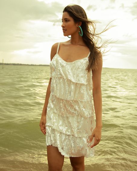 Vestido Camadas Off White
