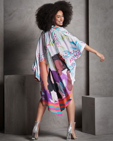 Kaftan Valquírias Estampado
