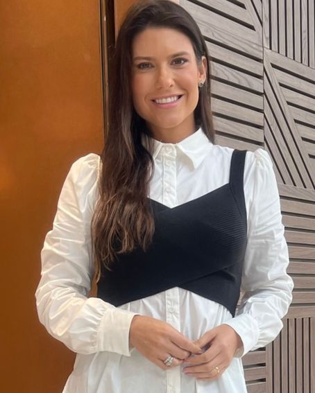 Top Tricot Cruzado Preto
