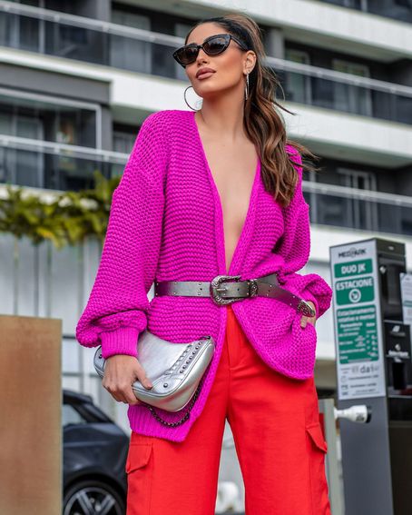 Max Cardigan Pink