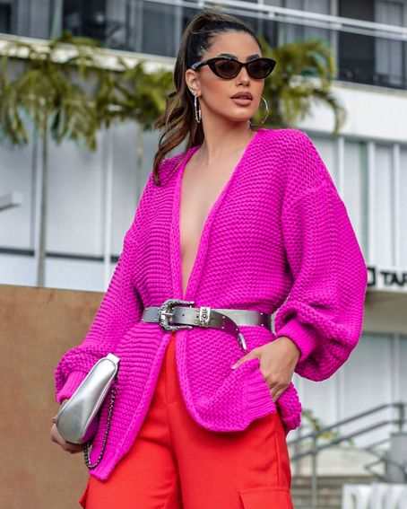 Max Cardigan Pink