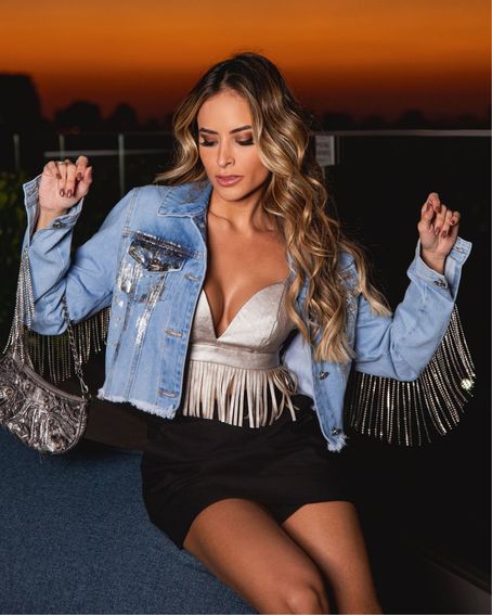 Jaqueta Jeans Foil