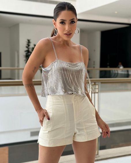 Short Sarja Off White