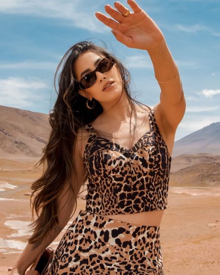 Top Estampa Leopardo