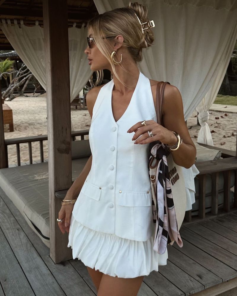 ShortSaiaOffWhite