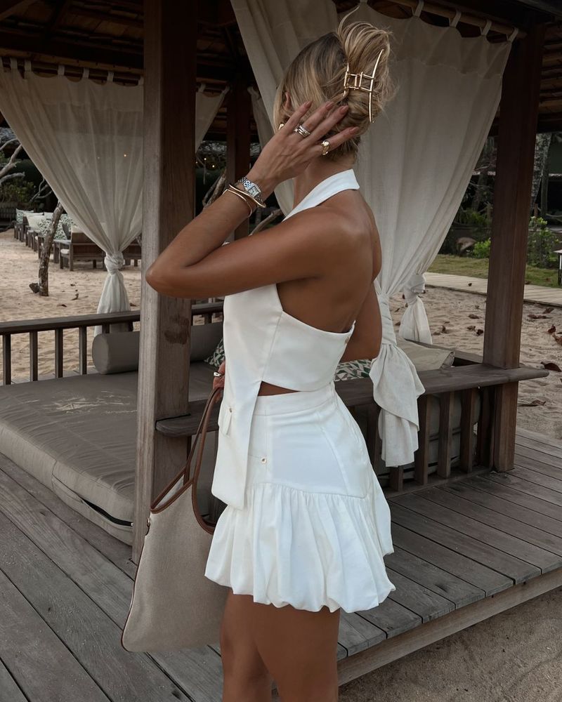 ShortSaiaOffWhite