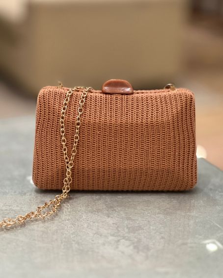 Clutch Tricô Amber