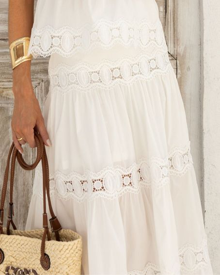Saia Fresh Entremeios Renda Off White