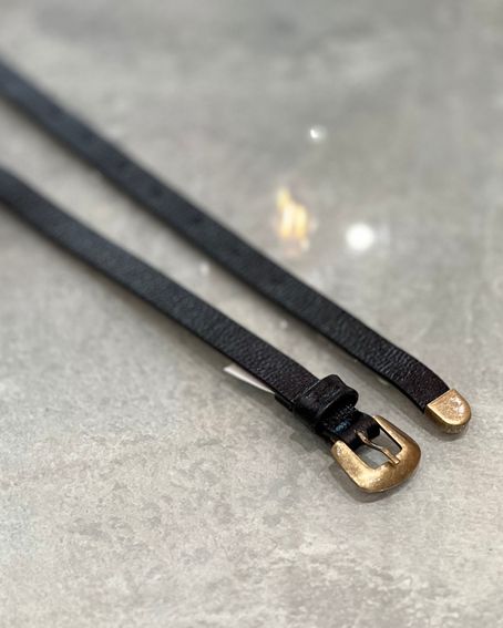 Cinto Basic Ponteira Metal Preto