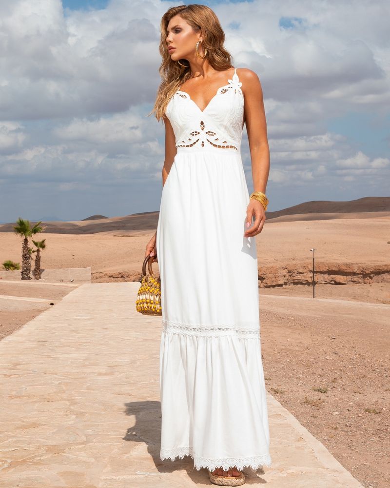 Vestido-Longo-Bordado