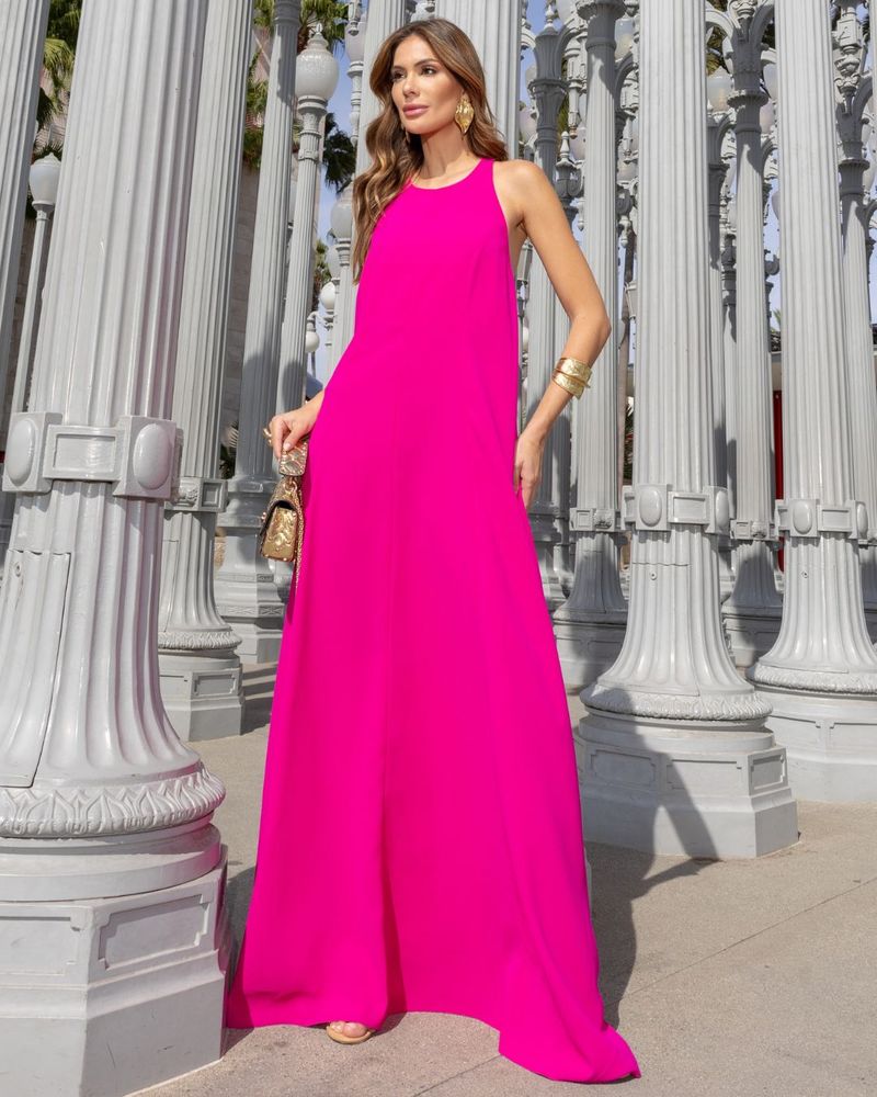 Vestido-Satin-Fluid