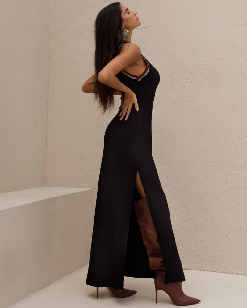 Vestido-Canelado-Retilinea