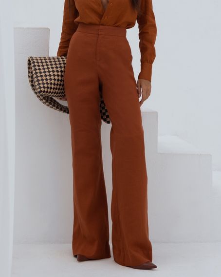 Calça Aline Marrom Brown