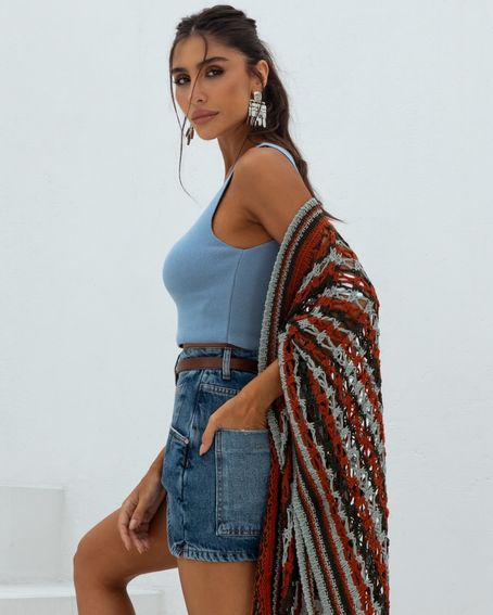 Short-Saia Denim