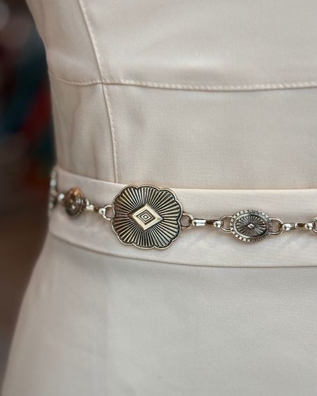 Cinto Boho Dourado