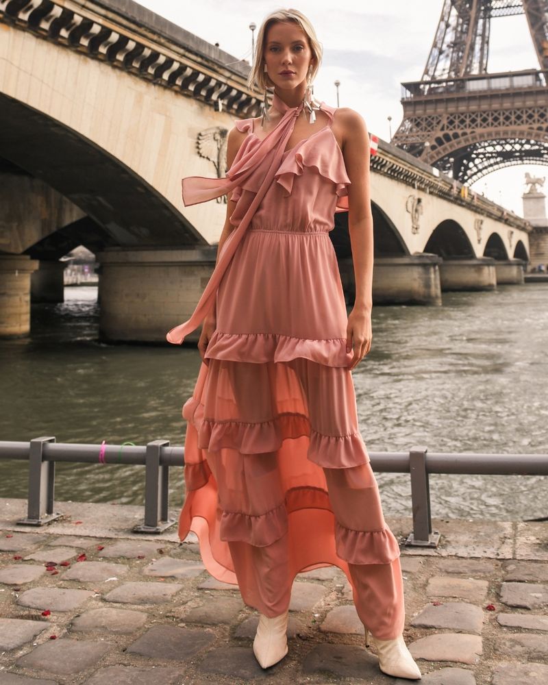 Vestido-Ruffles