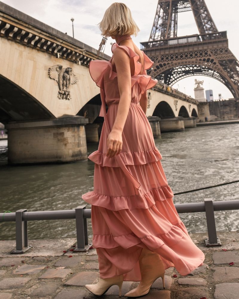 Vestido-Ruffles