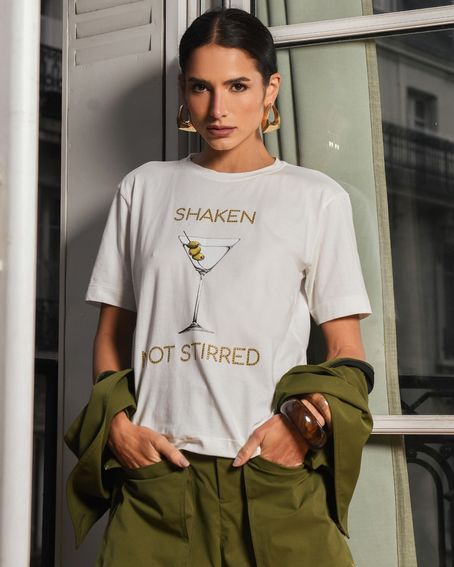 T-Shirt Dry Martini Off White