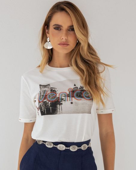 T-Shirt Venice Off White