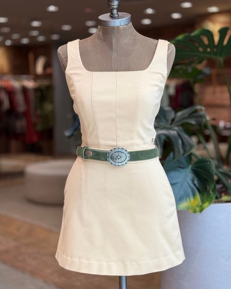 Cinto Boho Chic Tachas Verde Militar