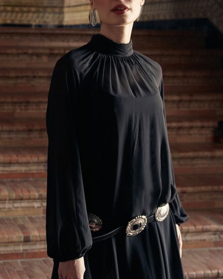 Vestido Boho Preto