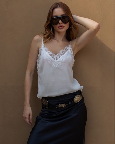 Regata Voil Renda Off White