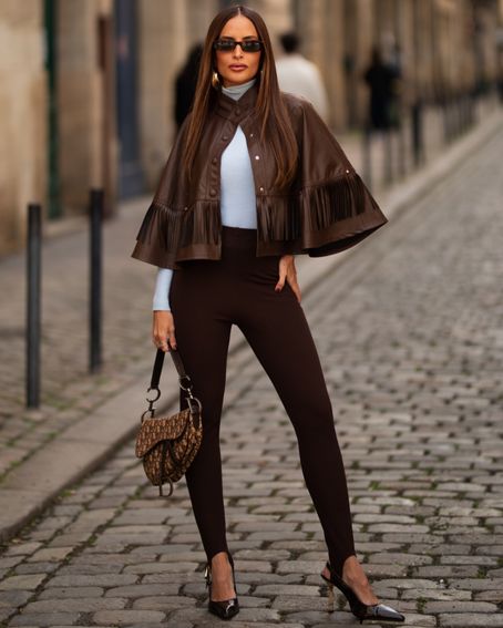 Calça Fuseau Mix Marrom Toffe