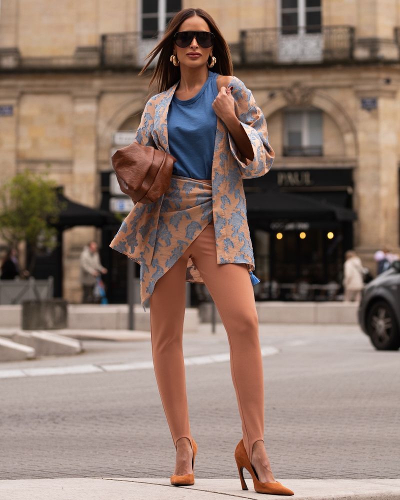 Kimono-Jacquard-Cashmere
