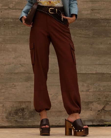 Calça Jogger Marrom