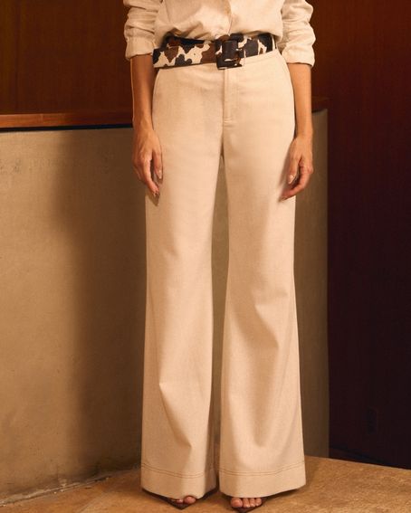 Calça Linho Natural