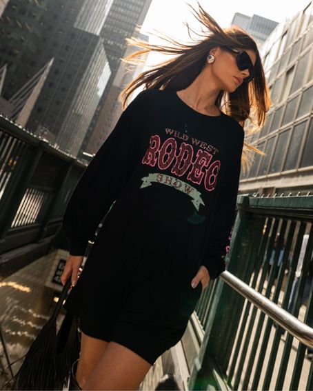 Vestido Wild West Preto
