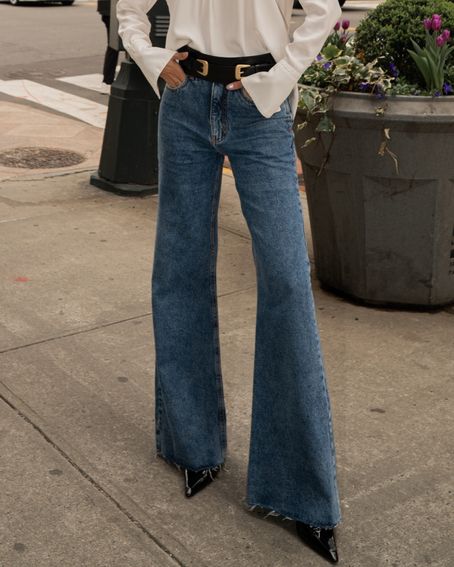 Calça Wide Leg Jeans