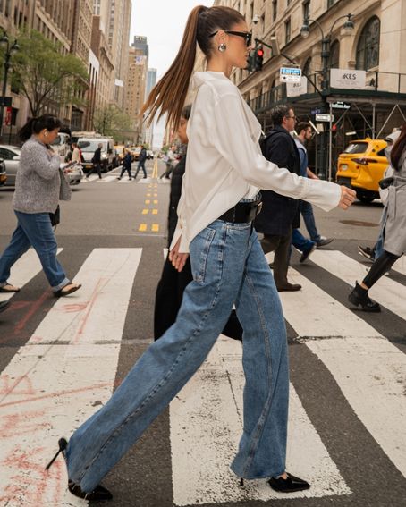 Calça Wide Leg Jeans