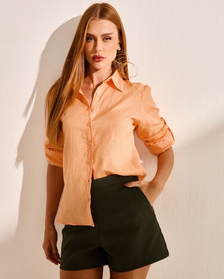 Camisa Gi Pêssego