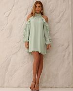 Vestido-Fluid-Mangas-Babados