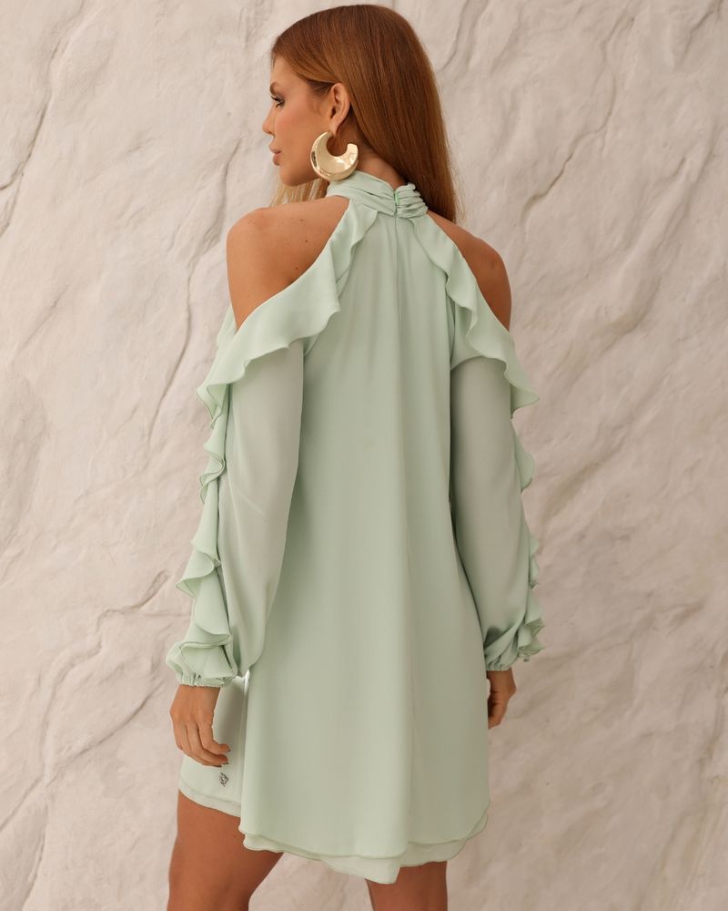 Vestido-Fluid-Mangas-Babados