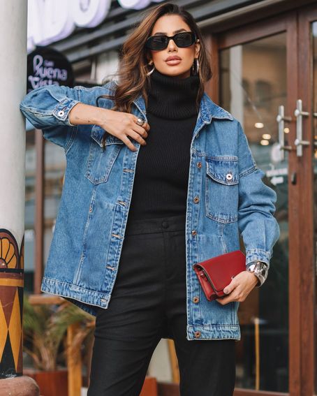 Jaqueta Oversized Jeans