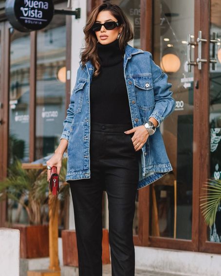 Jaqueta Oversized Jeans