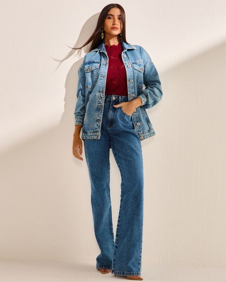 Calça Slim Jeans