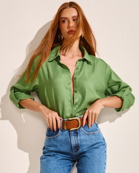 Camisa Gi Verde Olive