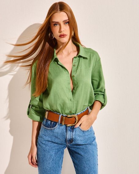Camisa Gi Verde Olive