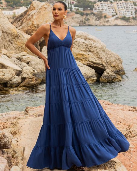 Vestido Longo Marias Marinho