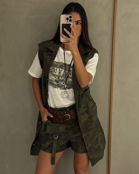 T-Shirt Love Army Off White
