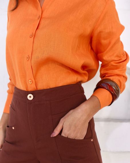 Camisa Gi Laranja