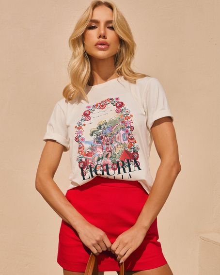 T-Shirt Liguria Off White