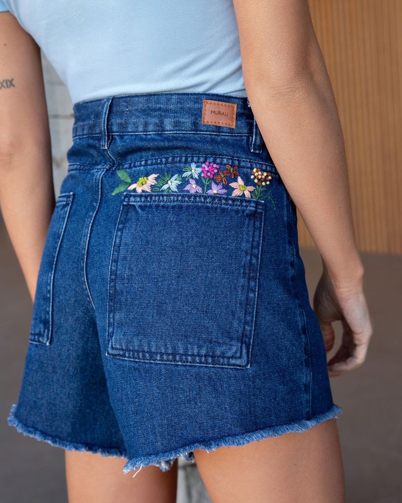 Short-Jeans-Bordado