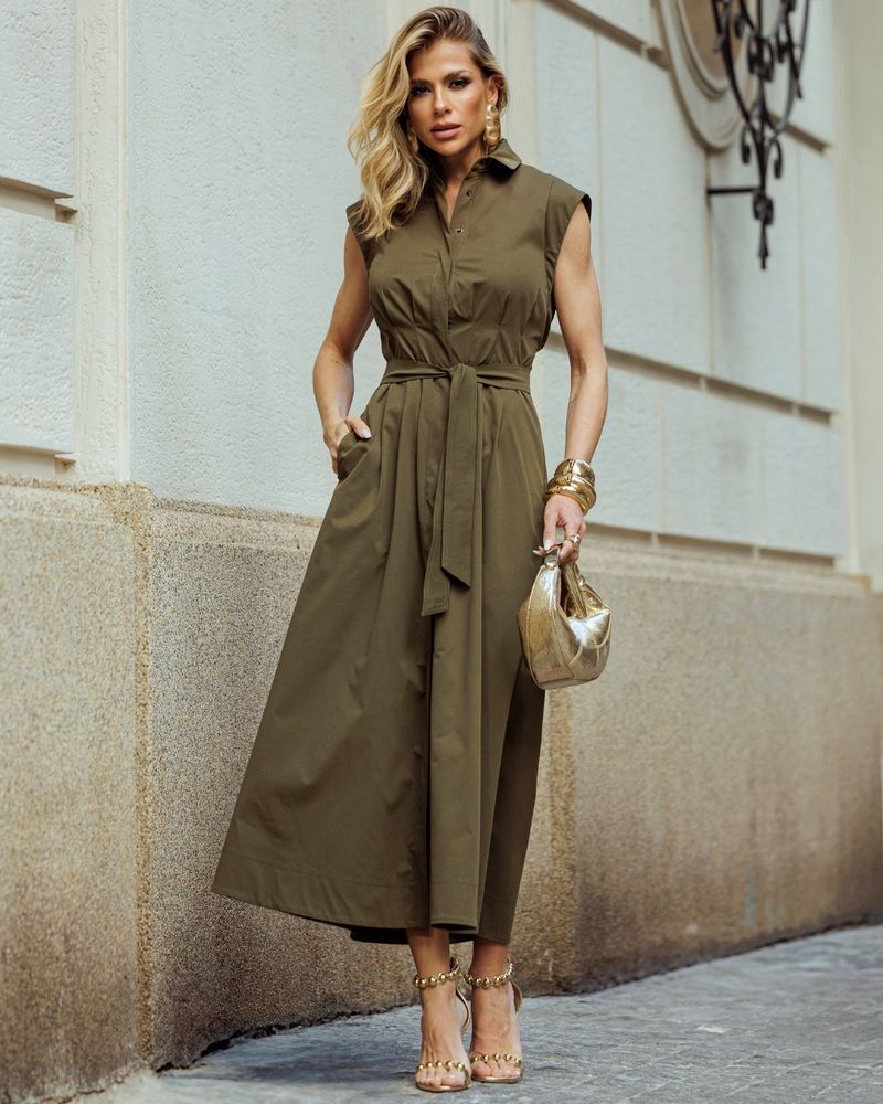 Vestido-Sarja-Midi