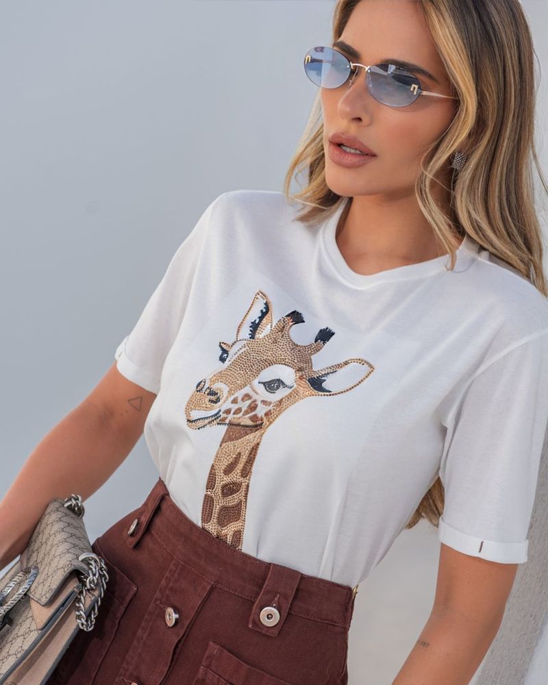 T-Shirt-Yellow-Giraffe