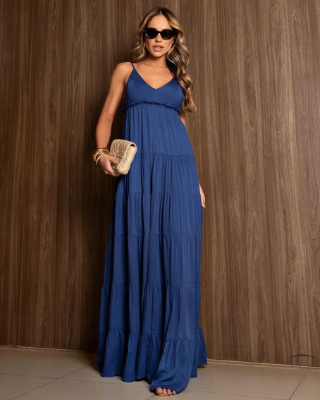 Vestido Longo Marias Marinho