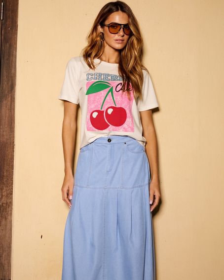 T-Shirt Cherry Off White